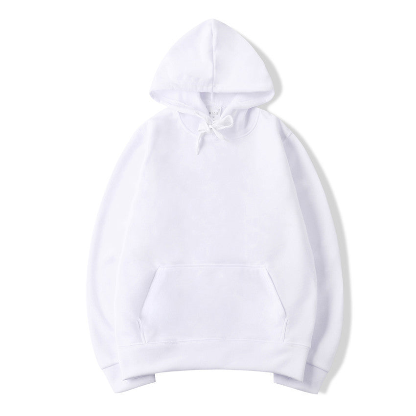 Hooded Long Sleeve Sweater unisex solid