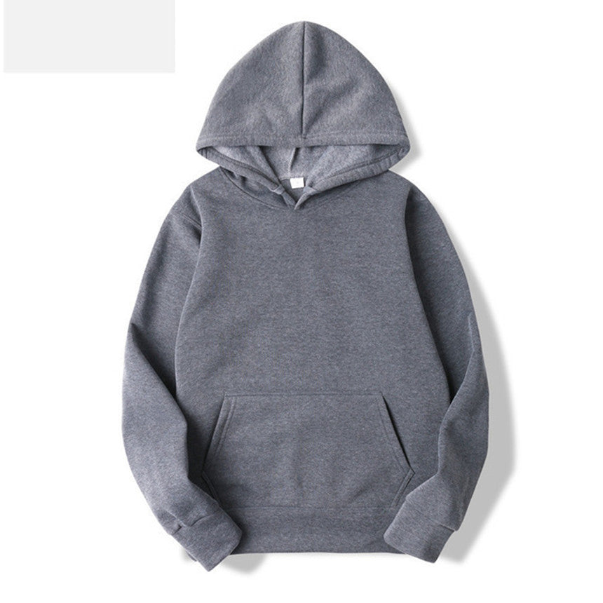 Hooded Long Sleeve Sweater unisex solid