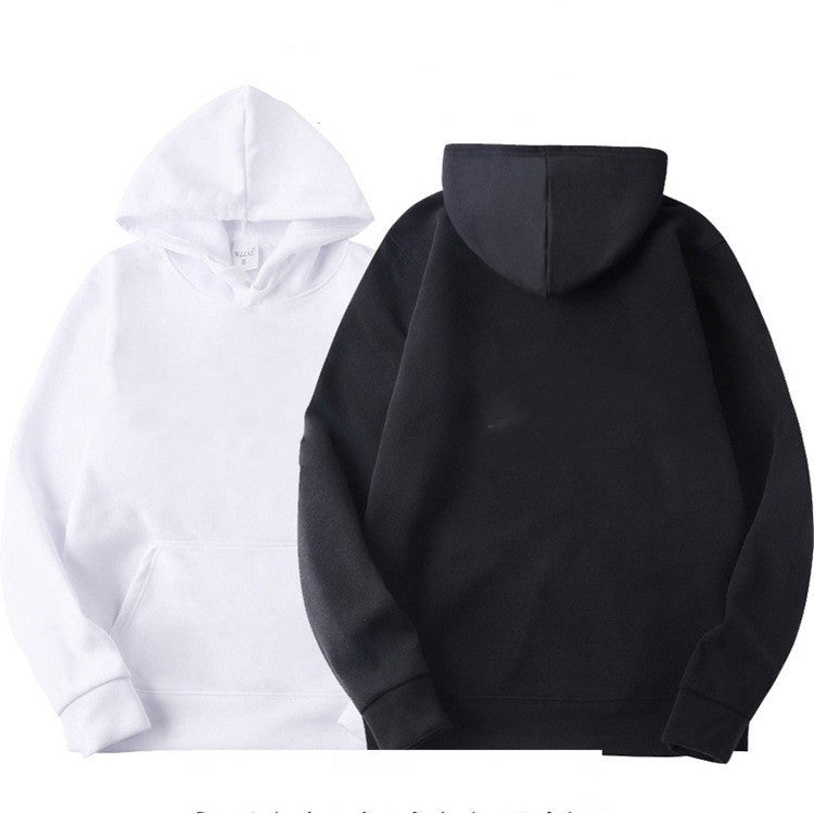 Hooded Long Sleeve Sweater unisex solid
