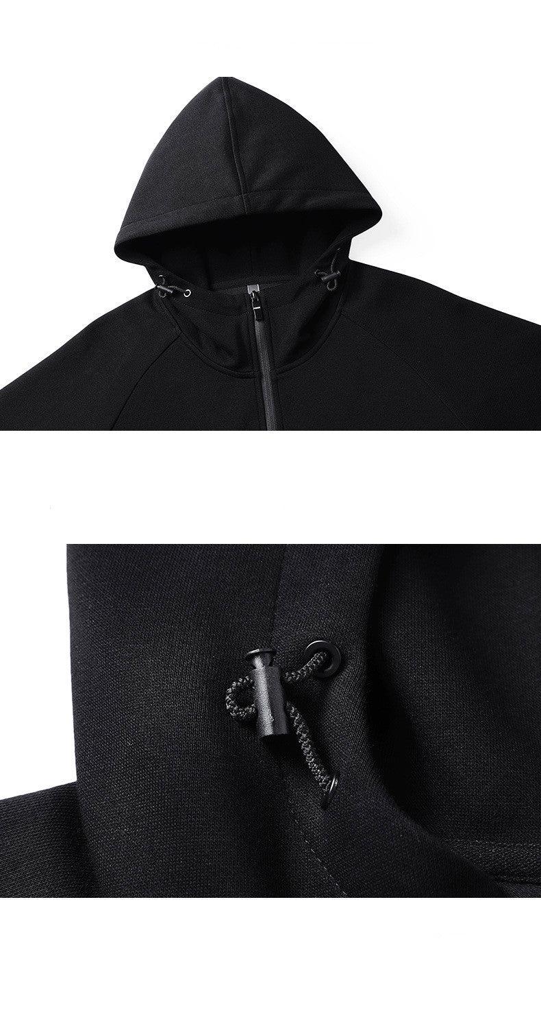 Fashion Men's Knitted Cotton Hooded Sweater