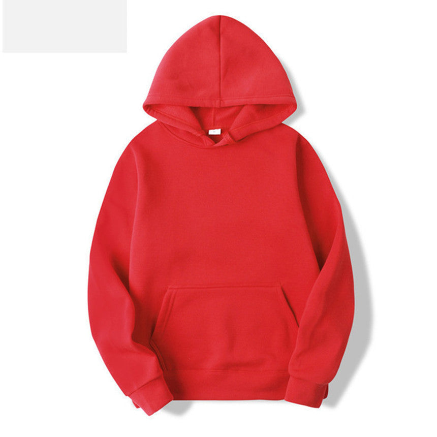 Hooded Long Sleeve Sweater unisex solid
