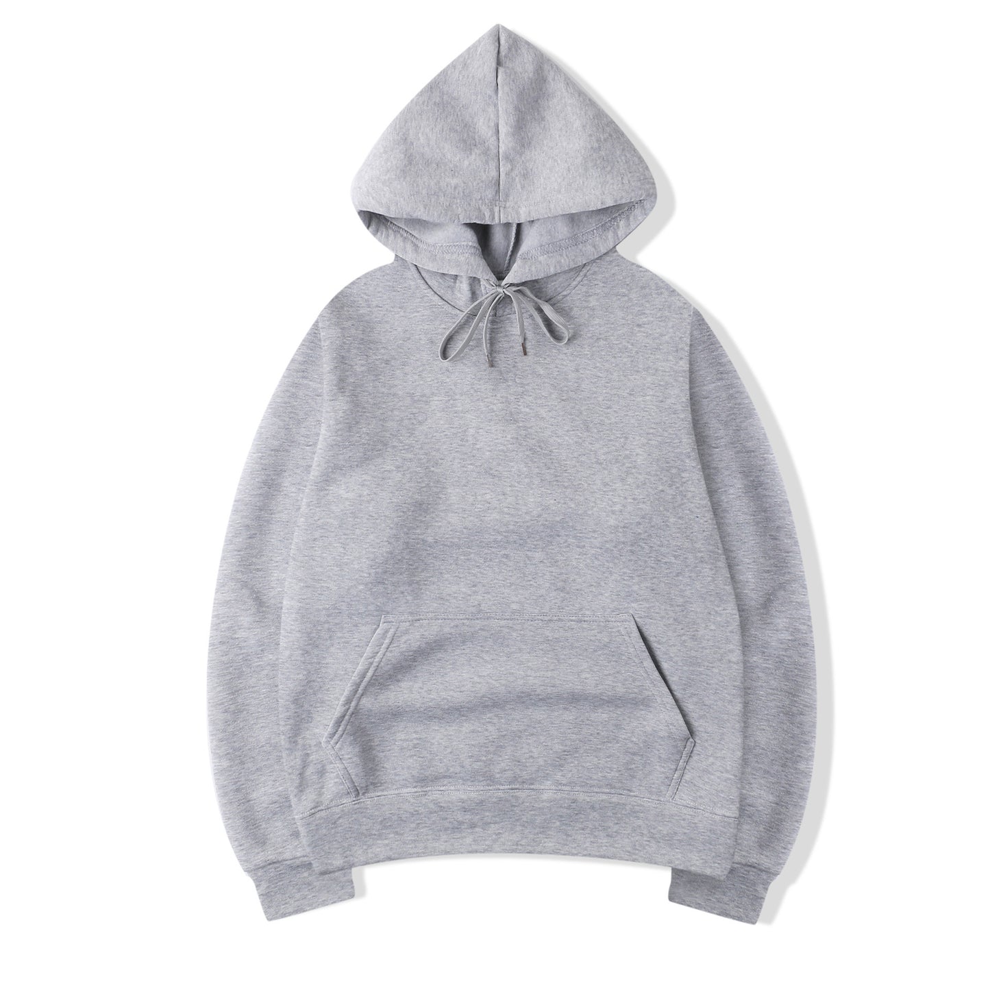 Hooded Long Sleeve Sweater unisex solid