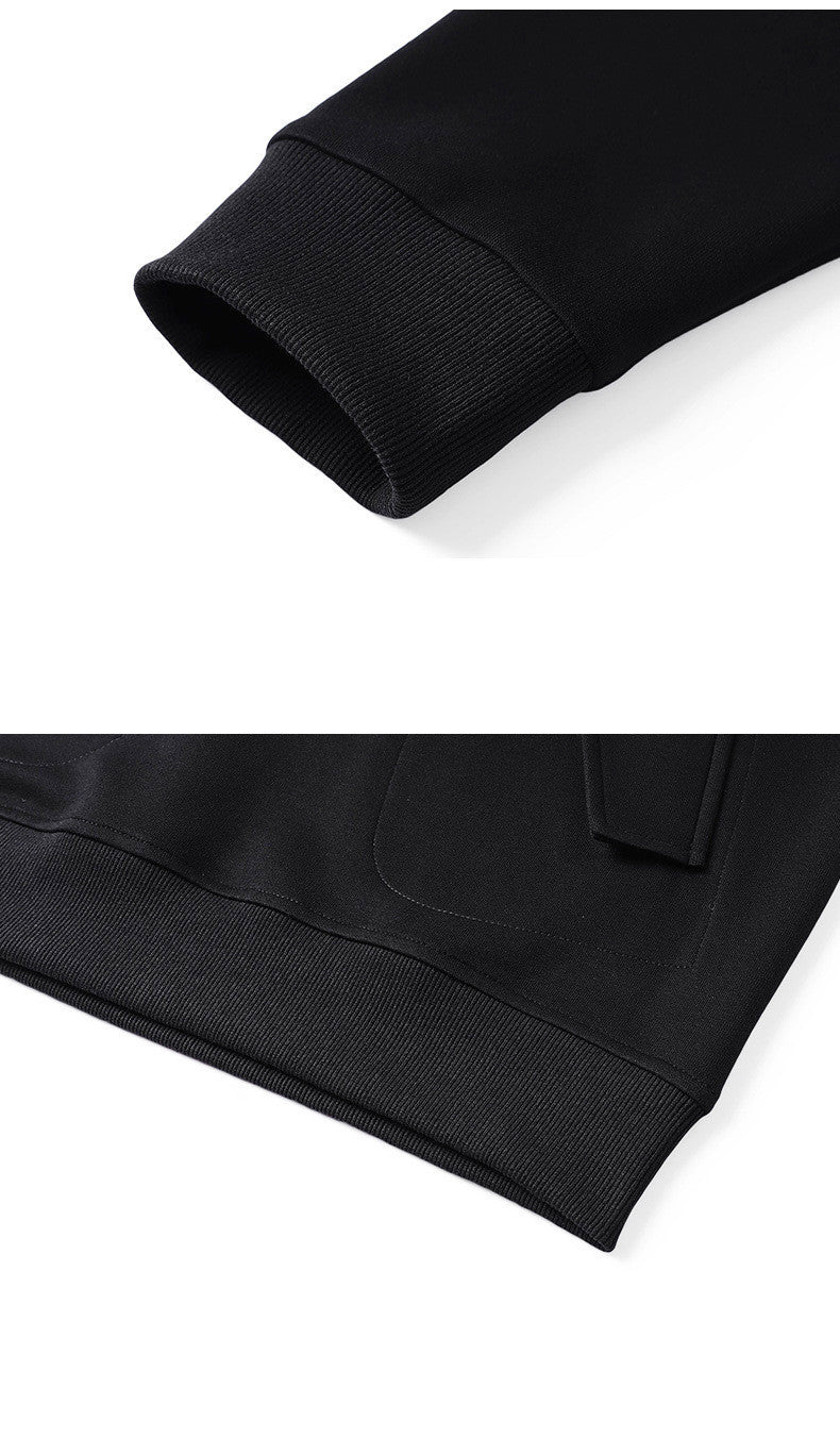 Fashion Men's Knitted Cotton Hooded Sweater