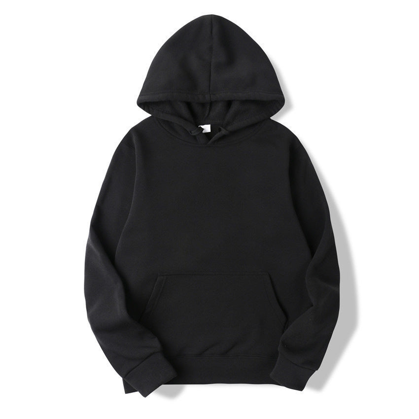 Hooded Long Sleeve Sweater unisex solid