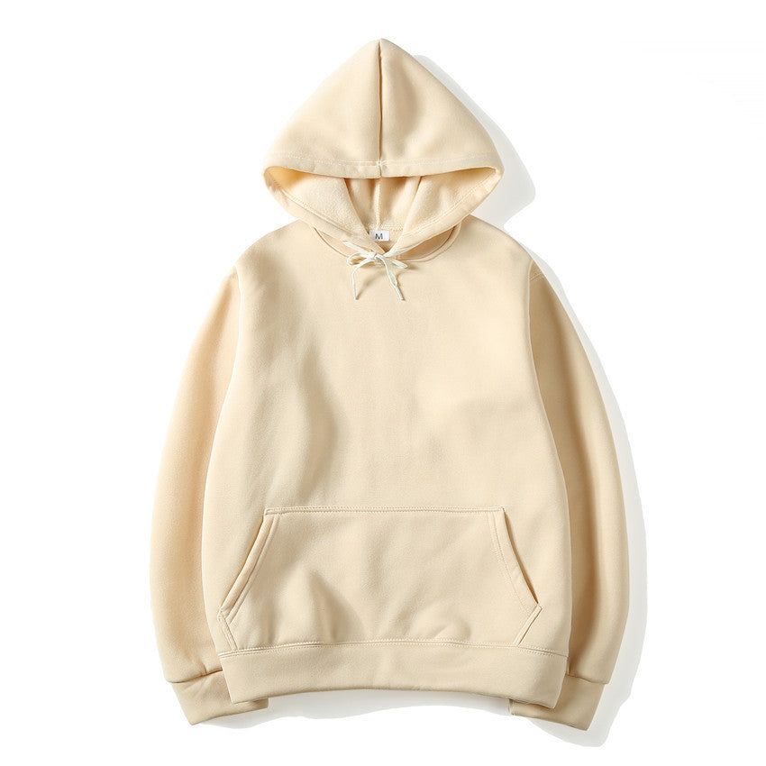Hooded Long Sleeve Sweater unisex solid